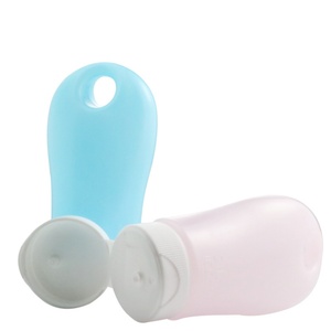 Custom Mini 30ml 1oz PE Travel Size Hand Sanitizer <b>Bottle</b> Empty Travel <b>Plastic</b> <b>Bottle</b> with Keychain or Carabiner for Your Choose - Product Image 3