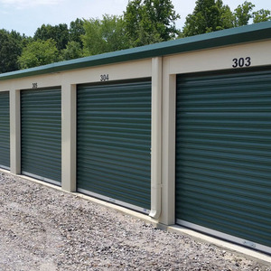 Thiết kế hiện đại điện thương mại thép không gỉ chống trộm phía trước cửa cuộn lên biệt thự có thể gập lại bề mặt hoàn thiện 4 năm - Product Image 5