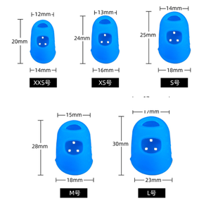 Protezioni per Dita <span class=keywords><strong>in</strong></span> <span class=keywords><strong>Silicone</strong></span> Resistente al Calore Personalizzate, Copri-Dita per Suonare la Chitarra - Product Image 3