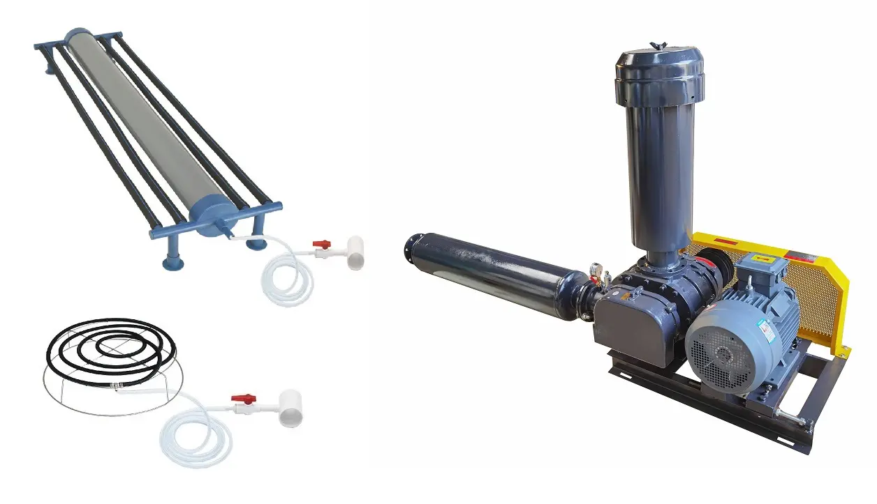 Aerotubo gigante/aireador de tubo de aireación para acuicultura, cría de camarones, piscicultura, acuicultura de alta densidad