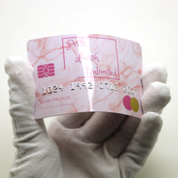 Пользовательские логотип серебряная фольга тиснением ПВХ NFC RFID визитные карточки