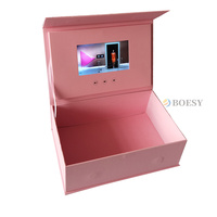 Boîte à bijoux vidéo LCD pour la promotion, boîte cadeau vidéo LCD pour la présentation, le marketing, les salutations, les cadeaux