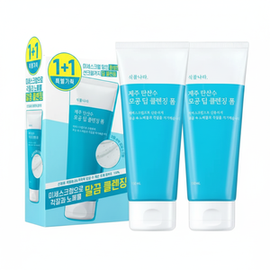 Shingmulnara Jeju Agua con gas Poro Espuma de limpieza profunda Limpiador facial de calidad 150ml X 2ea - Product Image 2