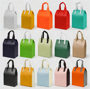 Bolsa Térmica Ecológica <span class=keywords><strong>para</strong></span> el Almuerzo |   Bolsa Térmica Reutilizable de Tela No Tejida con Aislamiento de Papel de Aluminio, Impermeable y Plegable <span class=keywords><strong>para</strong></span> Playa y Picnic - Product Image 1