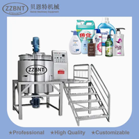 Usine de transformation de détergent/savon liquide/shampooing/gel douche, ligne de production de cosmétiques liquides chimiques