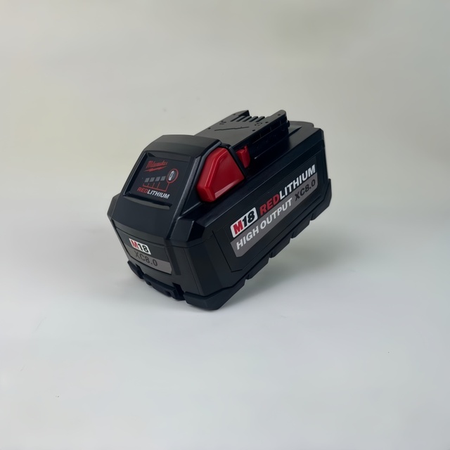 Red M18 18V 8Ah XC8.0 High Output Lithium Battery Pack for Milwaukee Power Tool 21700 HB6 HB8 Rechargeable Replacement Battery