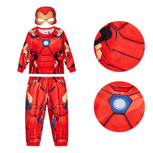 Conjunto de Pijama de Manga Larga de <span class=keywords><strong>Iron</strong></span> <span class=keywords><strong>Man</strong></span> para Niños Pequeños, en Existencia, para Ocasiones Temáticas - Product Image 3