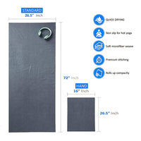 Offre Spéciale Serviette de Tapis de Yoga Pliable Personnalisée Antidérapante Lavable Absorbante et Économique