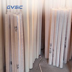 Tubo de Protección de Alta Temperatura OEM - Tubo de Cerámica de Alúmina Resistente a Impactos Térmicos de un Solo Orificio con 99% de Pureza para la Fabricación de Vidrio - Product Image 2