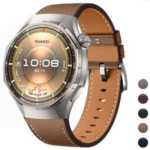 Correa de reloj de cuero de lujo de 22 mm y 20 mm para <span class=keywords><strong>HUAWEI</strong></span> <span class=keywords><strong>WATCH</strong></span> <span class=keywords><strong>GT</strong></span> 6 Pro GT5 GT4 46 mm GT3 GT2 42 mm <span class=keywords><strong>Watch</strong></span> 5/4/<span class=keywords><strong>3</strong></span> Pro para hombre y <span class=keywords><strong>mujer</strong></span> - Product Image 1