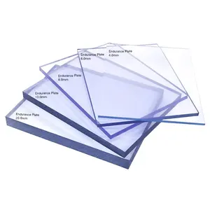 Renkli polikarbonat levha düşük fiyat polikarbonat katı levha poli kaplama Sunroom panelleri satılık