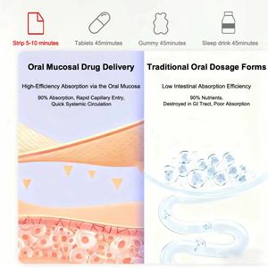 Bandes de ginseng rouge à dissolution orale, sans <span class=keywords><strong>eau</strong></span> nécessaire, pour le travail matinal, le travail tardif, les voyages, les trajets en train, les adultes - Product Image 2