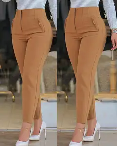 Hifive Spring and Summer Ladies Office Wear Casual Pencil Pants Trousers for Women