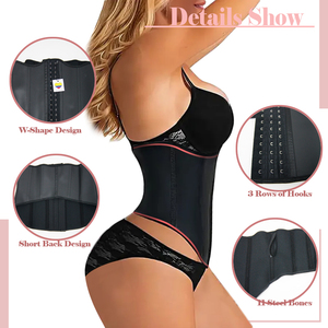 Cinture amincissante courte en latex pour le bas du ventre, corset colombien sculptant sous le buste pour <span class=keywords><strong>femme</strong></span> - Product Image 3