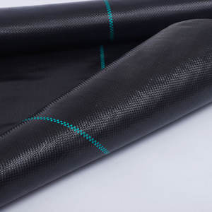 Toile de <span class=keywords><strong>paillage</strong></span> agricole anti-UV en PP noir tissé 100 g/m² pour le contrôle des mauvaises herbes - Product Image 2