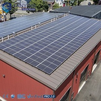 Entrepôt à structure en acier intégrée avec panneaux photovoltaïques, garantie de performance, pour usine, avec charge lourde de panneaux solaires sur le toit