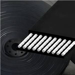 Taş ocağı kırıcılar ve tarama hatları için yeni durum şok dayanıklı anti-gözyaşı çelik kordon konveyör bandı - Product Image 3