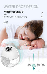 Nuevo producto integrado sin BPA, <span class=keywords><strong>manos</strong></span> <span class=keywords><strong>libres</strong></span> portátil, 4 modos, 9 niveles, inalámbrico, portátil, inteligente, <span class=keywords><strong>sacaleches</strong></span> eléctrico S32 - Product Image 6