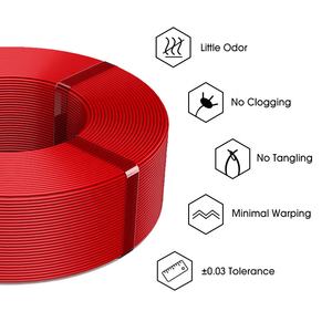 Filament d'imprimante 3D <span class=keywords><strong>ESUN</strong></span> PLA+ en gros, recharge 1 kg, 1,75 mm, sans bobine, PLA Plus - Product Image 1