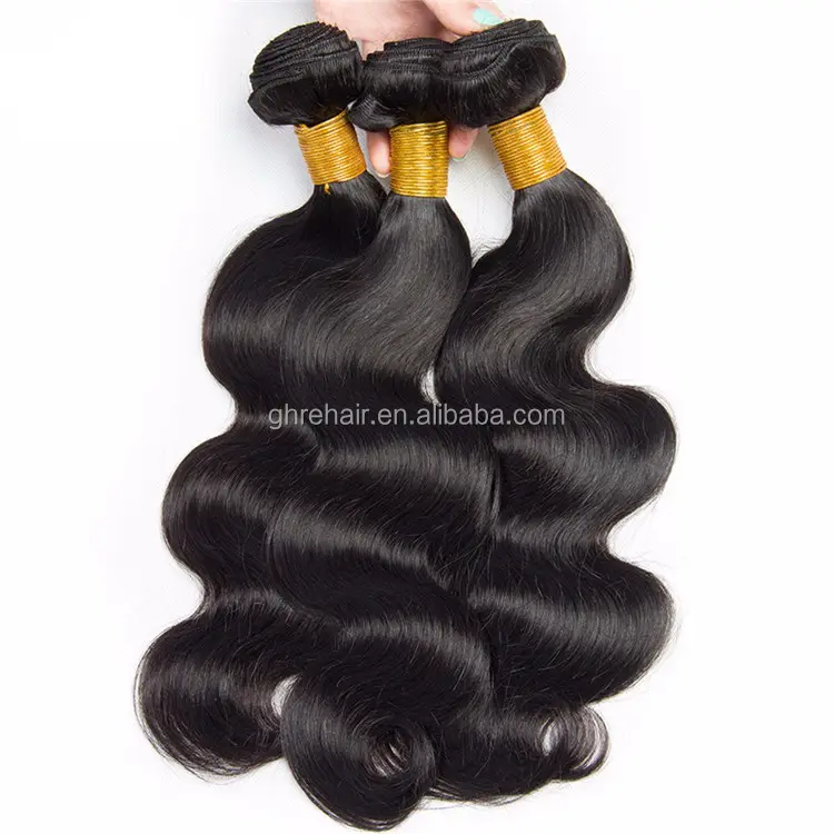 Ghrehair-mechones de cabello Humano ondulado para mujer, cabello Humano virgen sin procesar, barato, 100%, venta al por mayor