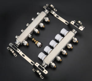 Colector de agua de calefacción de acero inoxidable para sistemas de calefacción y refrigeración de <span class=keywords><strong>suelo</strong></span> <span class=keywords><strong>radiante</strong></span> fabricado en China - Product Image 4