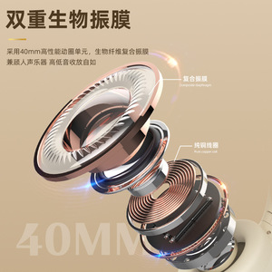 Auriculares Inalámbricos Bluetooth con Cancelación de Ruido ANC, Estéreo, para Juegos y Deportes, Control Táctil, Carga Tipo C - Product Image 5