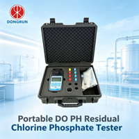 Testeur de qualité de l'eau multi-paramètres portable Dongrun OEM pour aquaculture, eau douce, eau de mer, étang à poissons, élevage, garantie 1 an, 1W