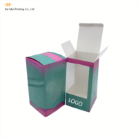 Boîte d'emballage de produits de beauté avec logo personnalisé Boîte de papier pour lotion huile essentielle Boîte de papier pliante pour estampage de soins de la peau avec feuille d'or et d'argent