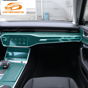 Panel de pantalla de engranaje para consola Central de coche, pegatina protectora de TPU para <span class=keywords><strong>Audi</strong></span> <span class=keywords><strong>A6</strong></span> C8 4K S6 2019 <span class=keywords><strong>2020</strong></span>, accesorios - Product Image 2