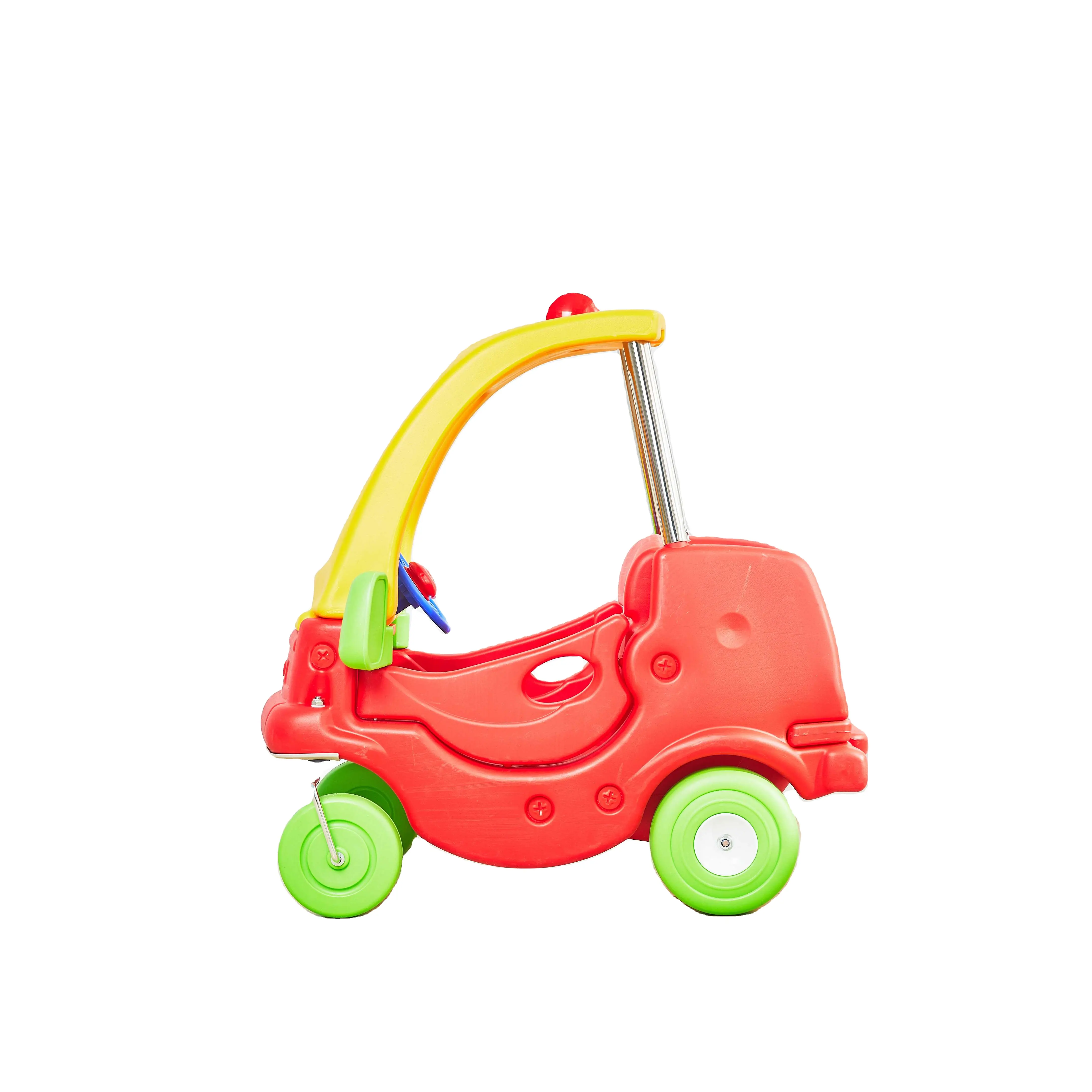 Preschool Pe Happy Plastic Children Riding Car For Kids Home Kindergarten Use