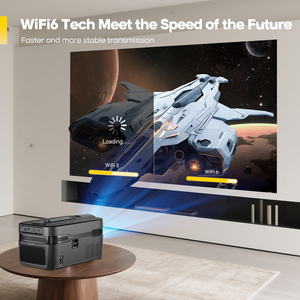 Magcubic Hy450C 4K 1080P Wifi Thông Minh Android Máy Chiếu Có Bản địa Xách Tay Netflix <span class=keywords><strong>Mini</strong></span> Máy Chiếu - Product Image 4