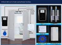 Lector de Control de Acceso Inteligente Todo en Uno Guangbao, Plateado/Negro, Tarjeta de Inducción, Fácil Instalación, Programable para Alquiler, Hecho en China Continental
