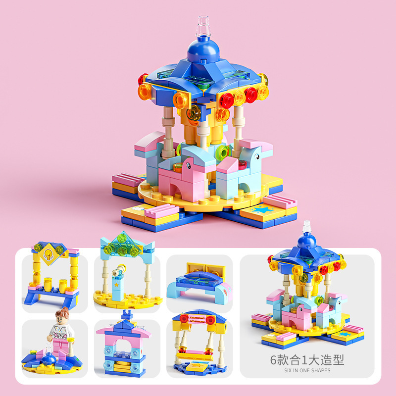 8612-8 (Carrousel 6-en-1) 159 pièces [sachet de couleurs]