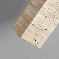 Подвесной светильник Wabi Sabi из травертина со светодиодной подсветкой для столовой, прикроватной зоны, отеля, ресторана, кухни