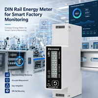 Medidor de Energía Inteligente para Riel DIN, Monofásico, con Modbus RTU 38400bps, Certificación CE, Diseño Compacto de 18mm 1DIN