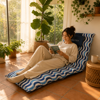 Chaise japonaise de sol rembourrée à dossier réglable, canapé pliant pour paresseux, chaises de sol pour salon, style arabe