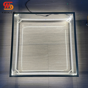 Suave, moderno, romántico, recién llegado, plataforma de Metal transparente, escenario de pista de baile de boda con luz Led para decoración de eventos - Product Image 6