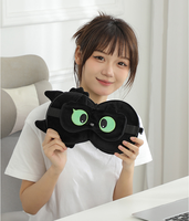 Oreiller de voyage personnalisable et amusant, oreiller de voyage personnalisé, masque pour les yeux 2 en 1