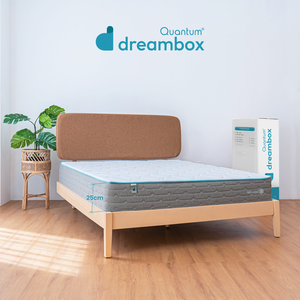 Colchón de Espuma Viscoelástica Enrollado al Vacío Directo de Fábrica con Muelles de Látex Independientes Silenciosos, Firmeza Media y Función Refrigerante - Product Image 2