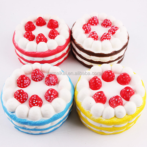 ของเล่นบีบสโลว์ไรซิ่ง PU คุณภาพสูง นุ่มพิเศษ รูปทรงเค้ก - Product Image 6
