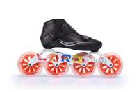 Personnalisé de haute qualité pour les chaussures à roulettes de vitesse 85A roues à rebond élevé nouveau design chaussures de patins à roulettes roues