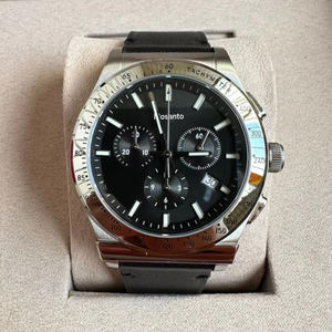 Reloj <span class=keywords><strong>FER</strong></span> RIGAMOS de Acero Inoxidable, Multifuncional, con Tres Esferas, Calendario, Cuarzo, para Hombre, de Negocios, Resistente al Agua - Product Image 4