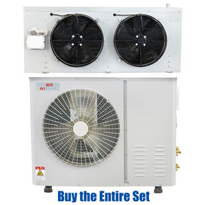 Piezas de intercambio de calor de refrigeración Lucky Star 5HP, condensadores, enfriador, sala de almacenamiento en frío, inversor, unidades de condensación de descongelación de Gas caliente - Product Image 2