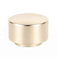 Bouchons de flacons de parfum de luxe - Options en acier inoxydable et laiton usinées par CNC, avec placage chrome miroir profond, durables, OEM