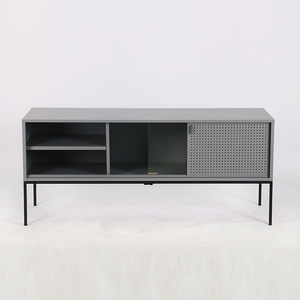 Meubles <span class=keywords><strong>TV</strong></span> en métal, table moderne pour salon, meuble <span class=keywords><strong>TV</strong></span> avec grand rangement - Product Image 3