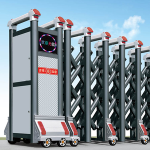 可伸缩移动式推拉门 自动伸缩门，适用于工作区、学校区域 - Product Image 2