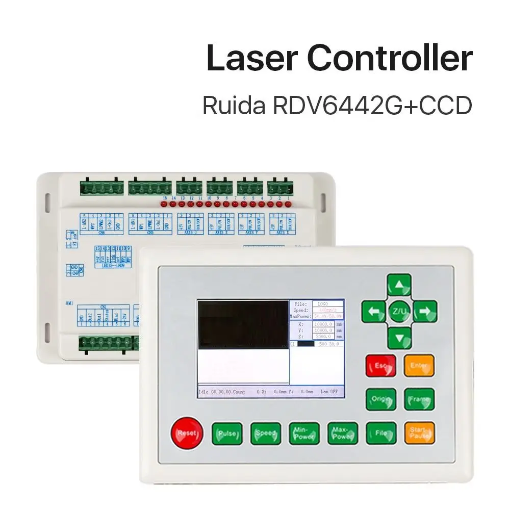 Iyi lazer Ruida RDV6445G CCD görsel görüş CO2 lazer kontrol sistemi lazer işaretleme pozisyon fonksiyonu için 6442G