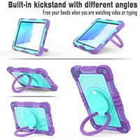 Étui antichoc rotatif à 360° pour tablette enfant avec bandoulière, anti-rayures et anti-poussière pour Huawei MatePad SE/C5e 10.4