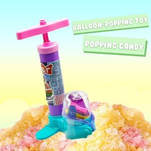 Ballons amusants avec bonbons éclatants, pompe à air intégrée, design personnalisé, vente en gros, marque privée, pour enfants - Product Image 1