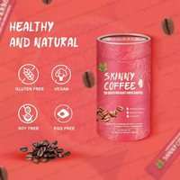 Café Minceur Instantané OEM ODM pour Adultes, Poudre de Café Brule-Graisse pour Perte de Poids